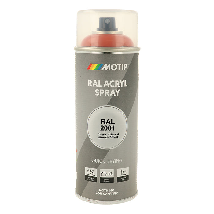 Motip, Ral 2001 Högblank Röd Orange