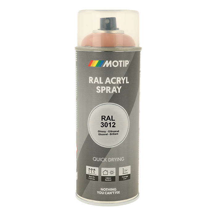 Motip, Ral 3012 Kiiltävä Beige Punainen