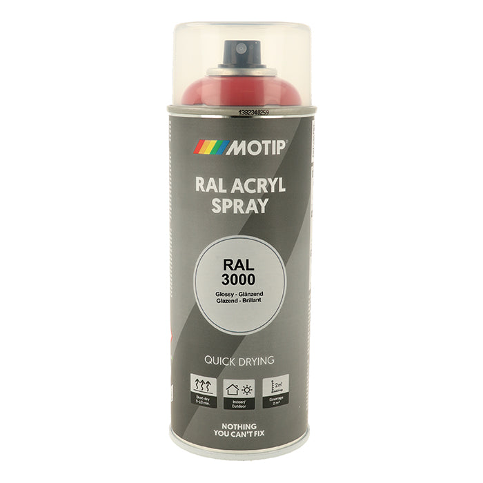 Motip, Ral 3000 Högblank Eldröd