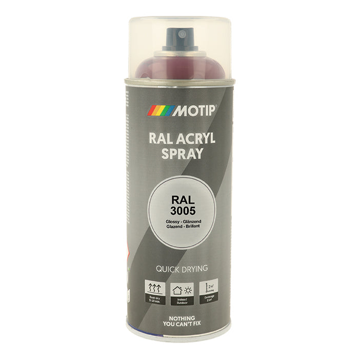 Motip, Ral 3005 Kiiltävä Viininpunainen