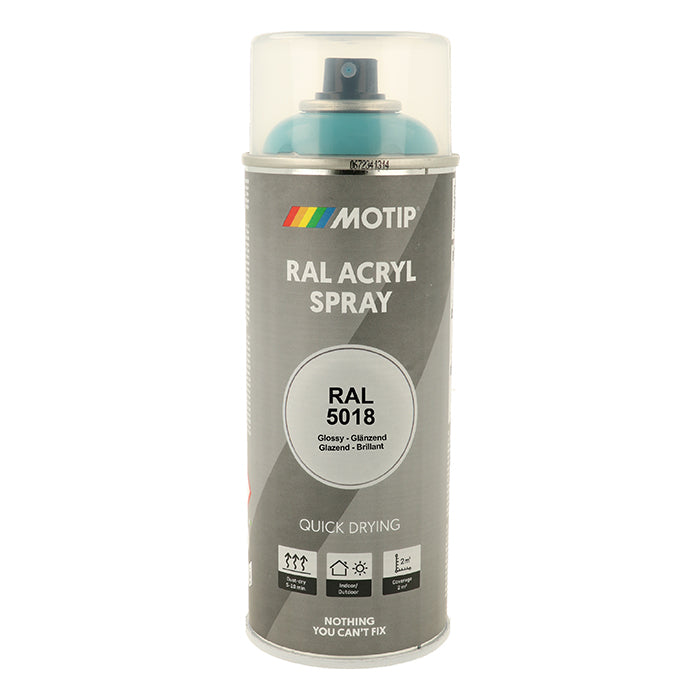 Motip, Ral 5018 Högblank Turkosblå