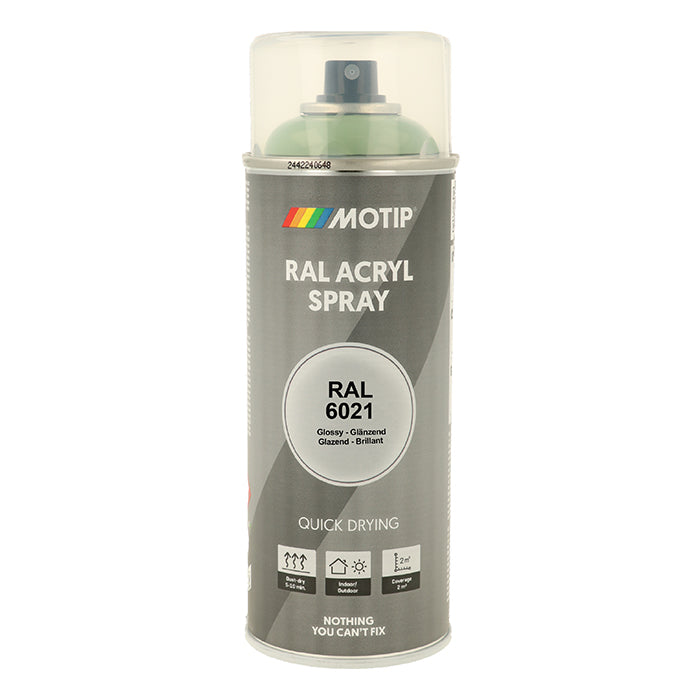 Motip, Ral 6021 Högblank Bleknad Grön