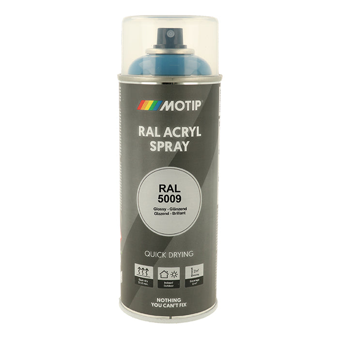 Motip, Ral 5009 Kiiltävä Azure Blue