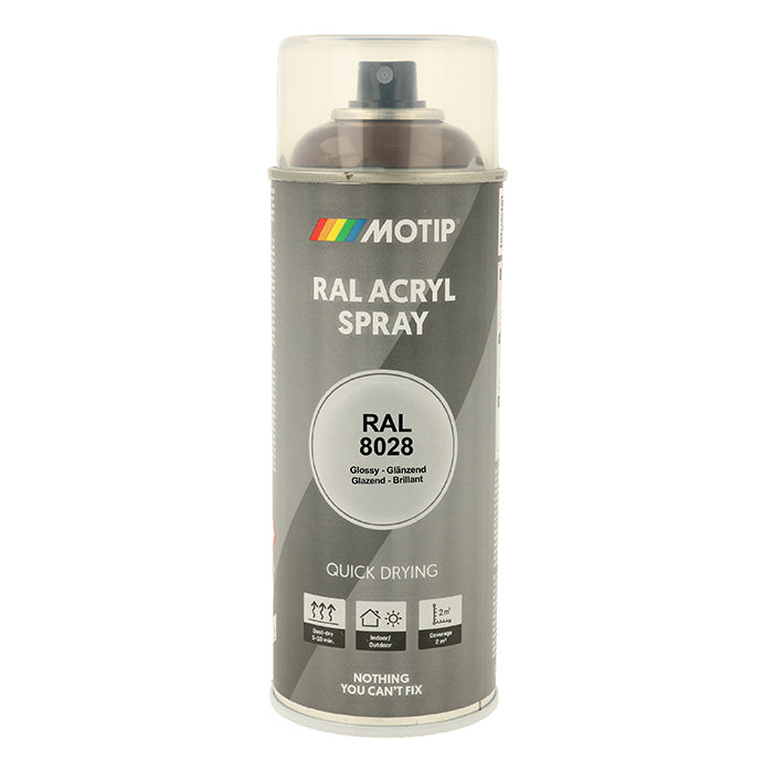 Motip, Ral 8028 Högblank Terra Brun