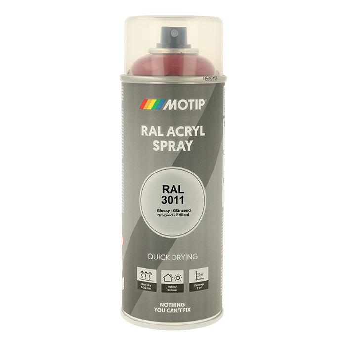 Motip, Ral 3011 Kiiltävä Ruskea Punainen
