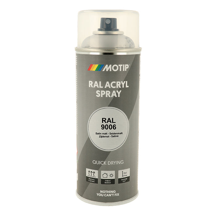 Motip, Ral 9006 Silke Glans Silver