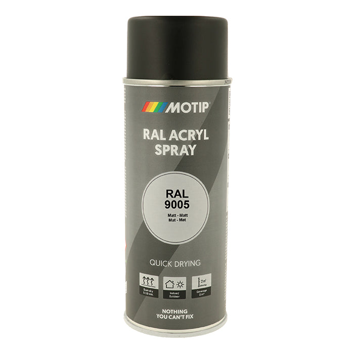 Motip, Ral 9005 Matt Deep Black