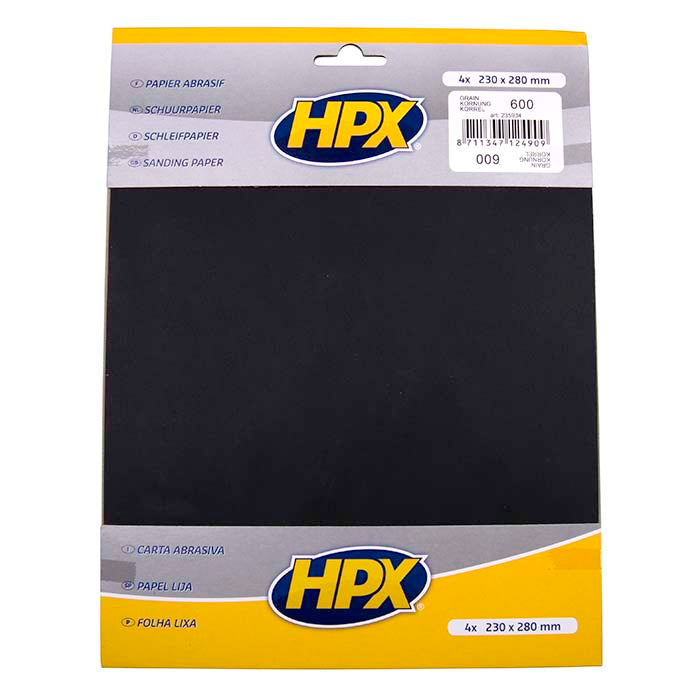 HPX, Sandpapper p600 - 4 Stk.
