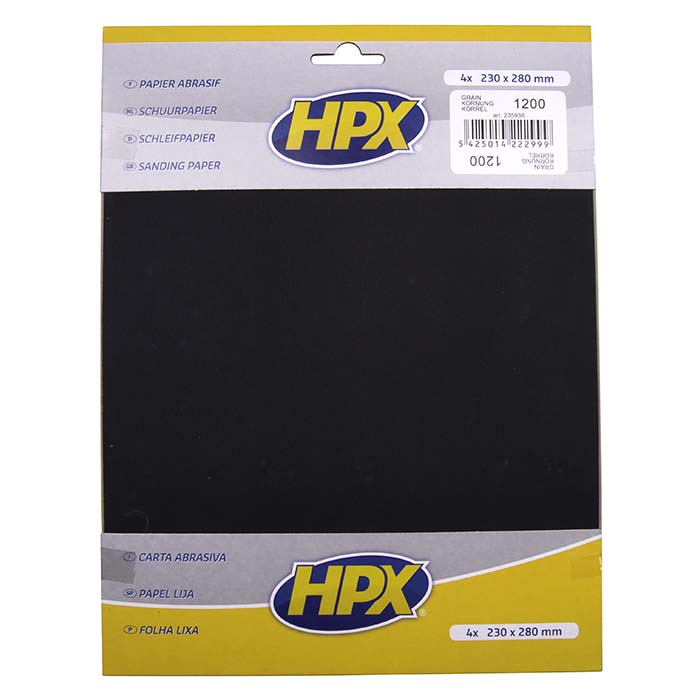 HPX, Sandpapper p1200 - 4 Stk.