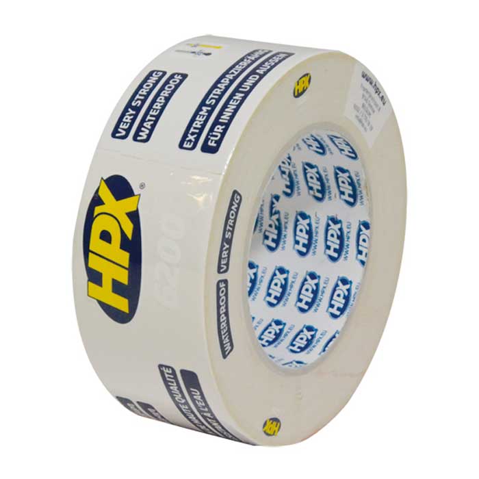 HPX, Gaffatejp Vit, 50 mm x 25 m