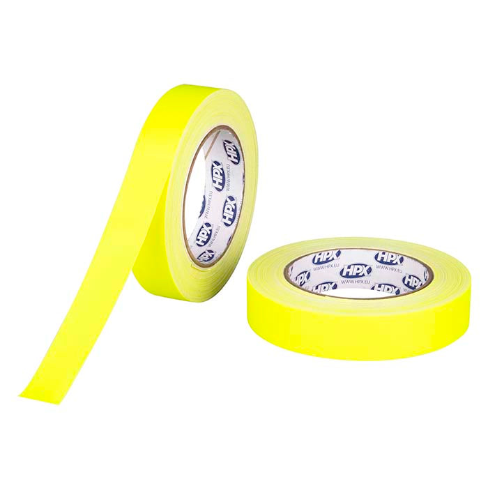 HPX, Gaffatejp Fluo Gul, 25mm x 25m