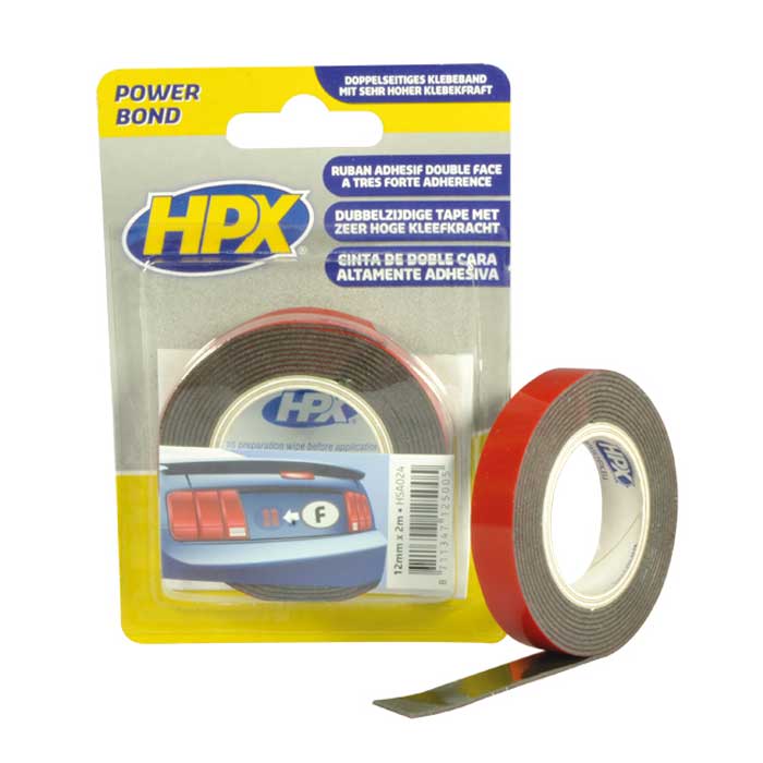 HPX, Dubbelhäftande Tejp 12mm x 2m
