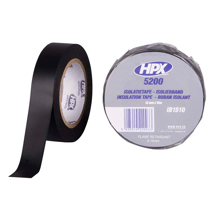 HPX, Isoleringsband Svart 15mm x 10m