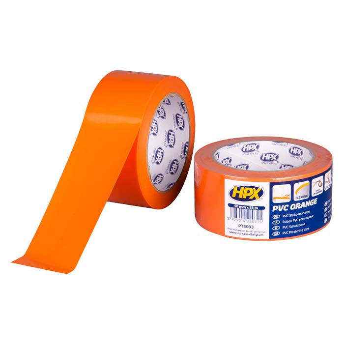 HPX, PVC-suojateippi Oranssi 50mm x 33m