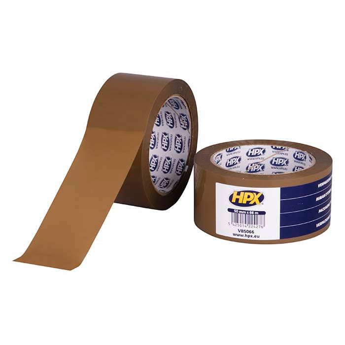HPX, Paketband Brun 50mm x 66m (1rl)