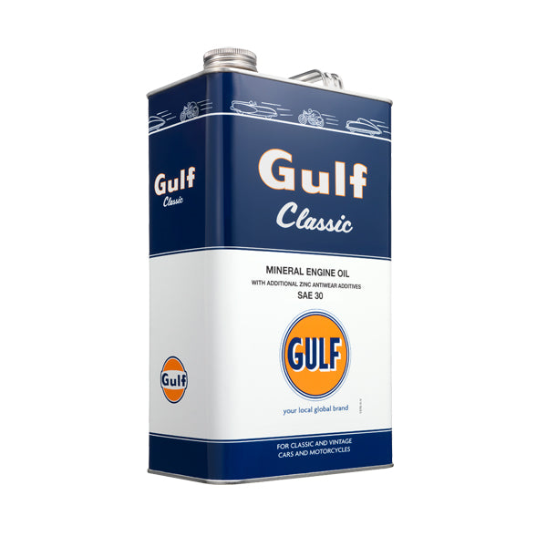 Gulf, Motor Oil Classic Sae 30, 5 Liters
