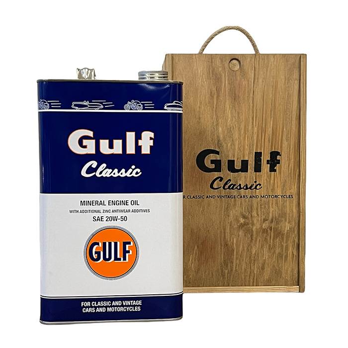 Gulf, Classic 20w-50, 5 Litraa Puulaatikossa