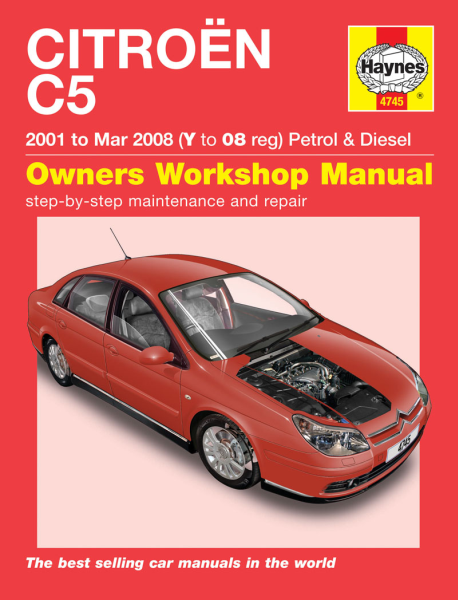 Haynes, Opas Citroën C5 Bensiini+diesel 01-08