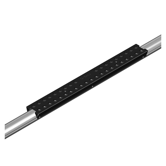 Q-Tech askel sivupalkkeihin - 750 mm - liukuovi mattamusta - 1 kpl.