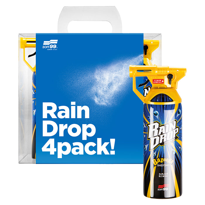 Soft99, Rain Drop Bazooka 300ml 4-pakkaus