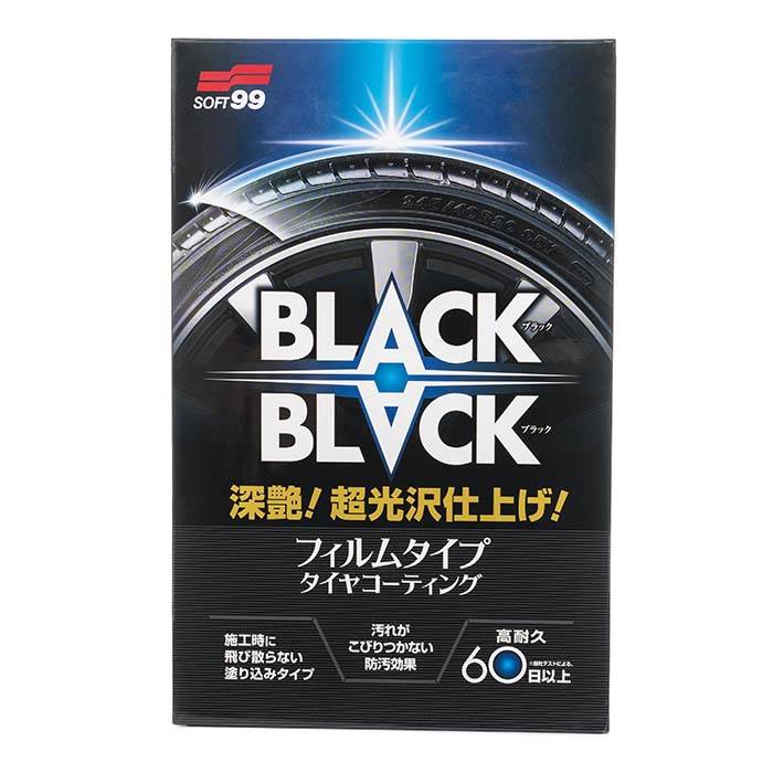 Soft99, Black Black -kovaa pinnoitetta renkaalle- 100ml