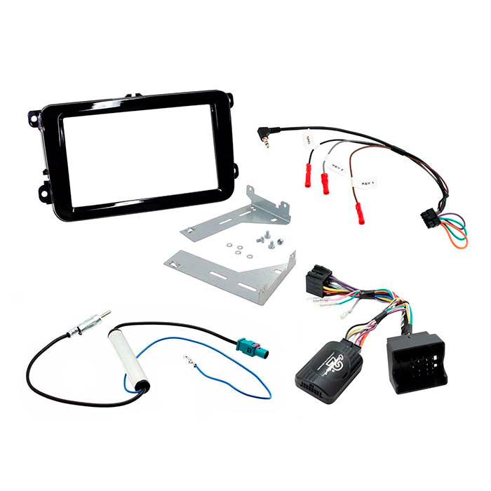Connects2, CtkVW20 2-DIN Kit VW Piano svart