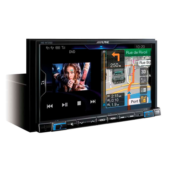 Alpine, INE-W720D 2-DIN Multimedia Nav